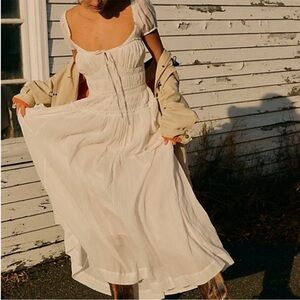 FREE PEOPLE COTTON FEELING BONITA MAXI DRESS